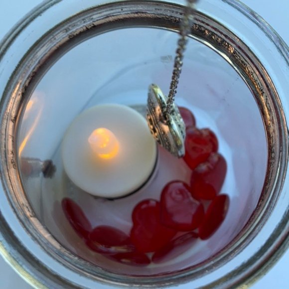 Magic Love ❤️ Lamp candelabrum skull Heart decor - Picture 13 of 16